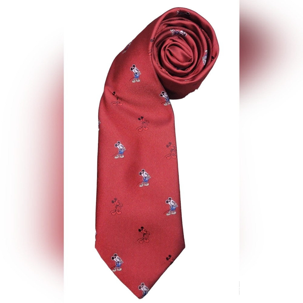 Balancine Tie Works Disney Mickey Mouse Red Collectors Tie